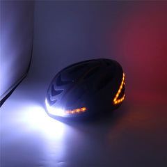 Intelligent steering helmet led bicycle equipment