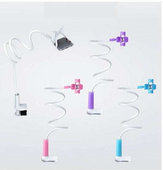 Mobile phone bracket lazy mobile phone bracket bedside spiral mobile phone clip lazy bracket multi-function