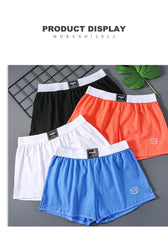 Men's Purified Cotton Underwear Comfortable Breathable Personality Plus Size Boxer Briefs