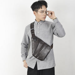 New Men's Chest Trendy Personal Anti-theft Messenger One Shoulder Sports Casual Bag