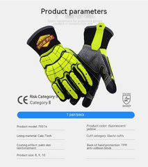 Anticollision Anti-cutting Wear-resistant Heavy-duty Multifunctional Mechanical Gloves