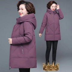 Middle-aged And Elderly Women's Cotton-padded Coat