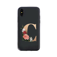 26 English Alphabet Silicone Phone Cases