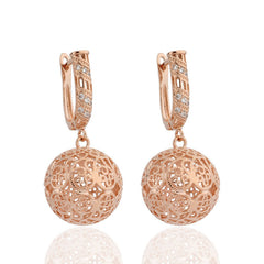 Fashion Popular Hollow Large Spherical Earrings