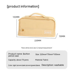 Double-sided Large Capacity Student Pencil Bag