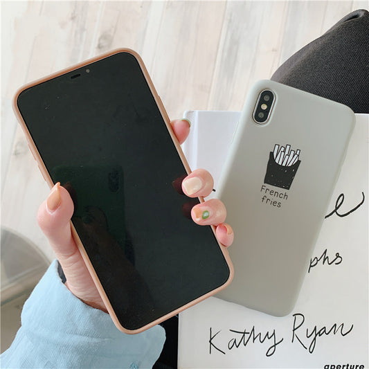 Soft Matte Phone Case Cute Lover Couple Case