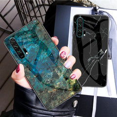 Anti-fall marble mobile phone case