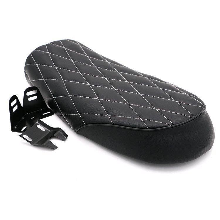 Retro modified diamond cushion for motorcycle cushion