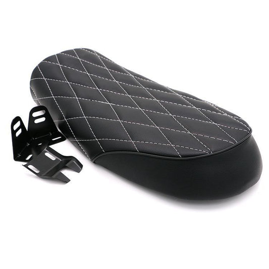 Retro modified diamond cushion for motorcycle cushion