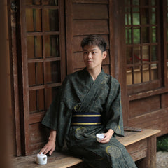 Japanese Kimono Male Traditional Samurai Gentleman