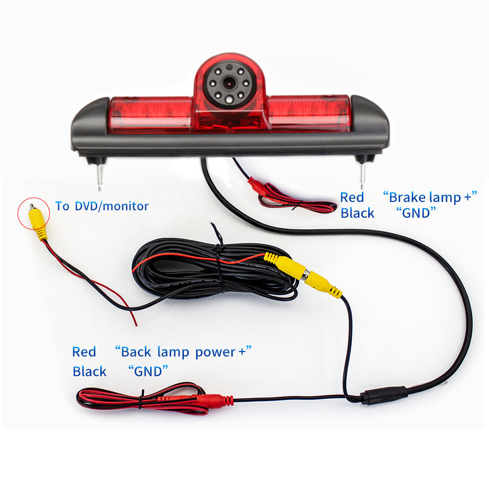 High-mounted Brake Light Rear View Car High-definition Reversing Image Camera