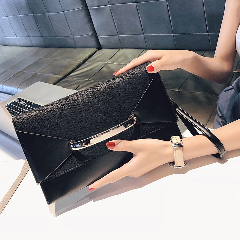 New Design PU Leather Women Ladies Evening Shoulder Clutch Bag