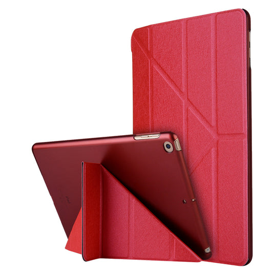 Compatible with Apple, Applicable to new ipadPro11 silk holster ultra-thin protective shell 9.7 dormant deformation leather case