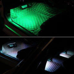 Cool LED Car Atmosphere Lights One for Four Colorful