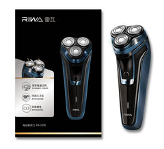 Electric men's three-head shaver