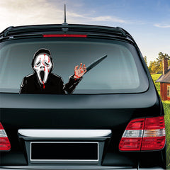 Halloween wiper sticker