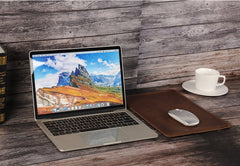 Compatible with Apple, Suitable For MacBook Pro13.3 Protective Cover Crazy Horse Leather