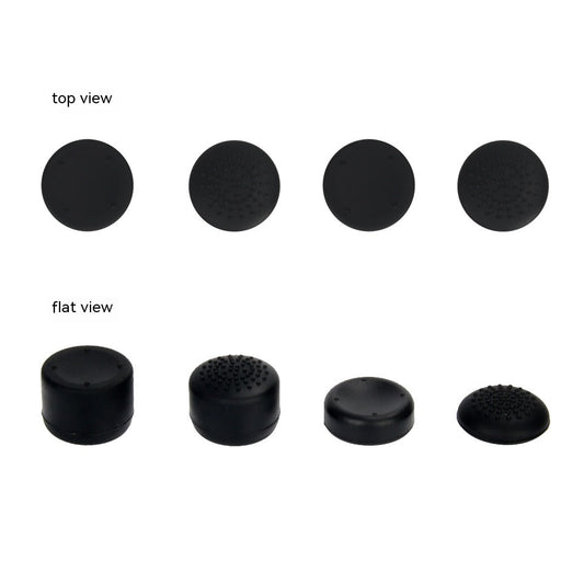 PS5 Handle Joystick Cap Button Silicone Mushroom-shaped Haircut Increased By Sleeve