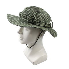 Camouflage Hat Tactical Army Fan Field Round Edge Fishing Sun Hat