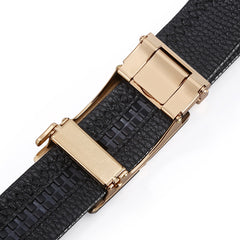 Men's Automatic Leather Buckle Business Belt