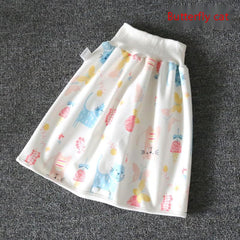 High waist waterproof diaper skirt