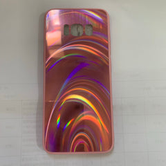 3D Rainbow Glitter Gradient Back Cover Case