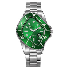 Twisted Water Green Submariner Water Ghost Quartz Watch