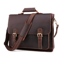 Genuine Leather Men's Business Briefcase