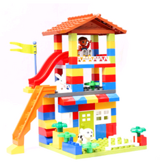 Children's puzzle building blocks, boys and girls, city baby, children's toys, early childhood toys