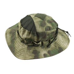 Camouflage Hat Tactical Army Fan Field Round Edge Fishing Sun Hat