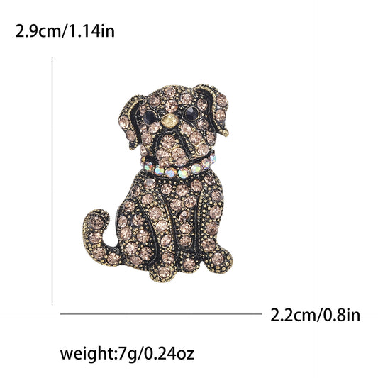 Animal Creative Water Diamond Brooch