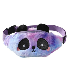 Panda Cartoon Cute Plush Belt Bag