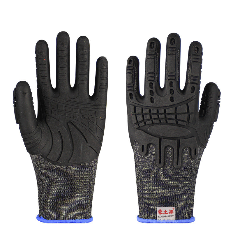 TPE Impregnated Rubber Soft And Breathable Gloves