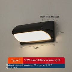 Outdoor Waterproof Wall Lamp Courtyard Shop Door Wall Lamp