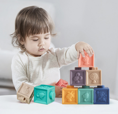 Animal relief soft building blocks