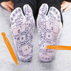 Hole Socks Cotton Sweat-absorbent Mid-calf Length Same Style