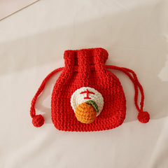 Good Luck And Good Meaning Hand-woven Coin Purse