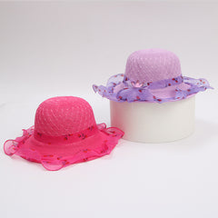 Princess straw hat kids sun hat