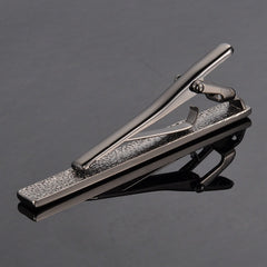 Vacuum Plated Brushed Glossy Tie Clip