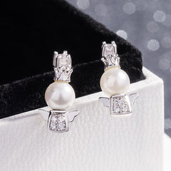 Little angel baby earrings