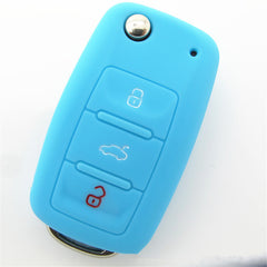 Silicone car key case