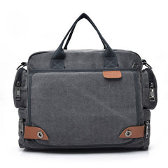 Multi-compartment Canvas Fashion Men's Shoulder Bag