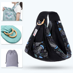 Baby Wrap Carrier Sling Adjustable Infant Comfortable Nursing Cover Soft Breathable Breastfeeding Carrier