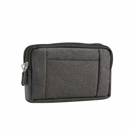 Business Solid Color Universal Horizontal Denim Waist Bag