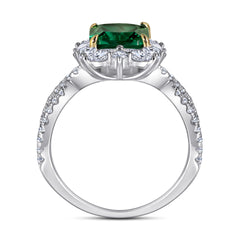 Grandmother Princess-shaped European And American Fashion Engagement Ring