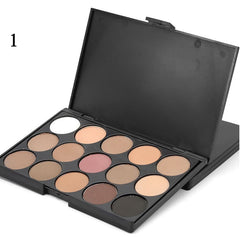 15 color eyeshadow earth color eye shadow smoky eyeshadow E15 multi color makeup plate beauty tools