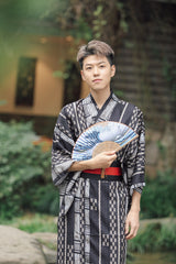 Japanese Kimono Male Traditional Samurai Gentleman