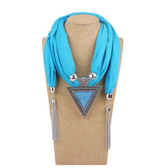 European And American Fashion Jewelry Necklace Scarf Female Resin Alloy