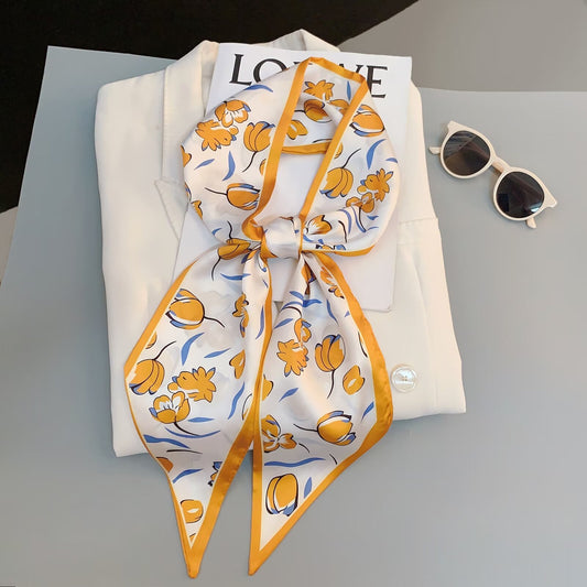 Long Decorative Shirt Scarf Summer Korean Style Hair Band Light Luxury