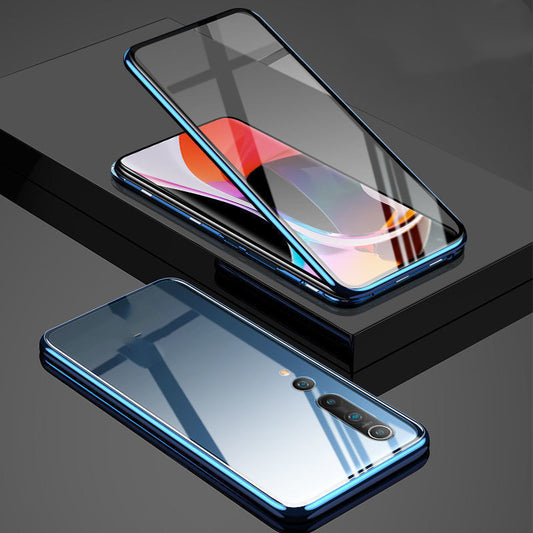 Double-sided Glass Magnetic Metal Phone Case